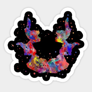 Rorschach card 7 Sticker